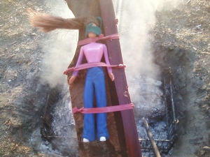 Burning Barbie